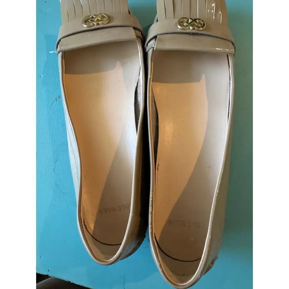 NWOT - COLE HAAN Cameo Loafer II, Patent leather shoes, women's size 8,
